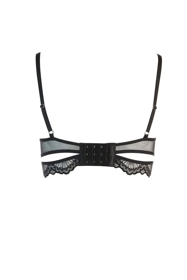 Kane V-Wire Bra- Black