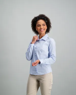 Ladies-Long Sleeve Cotton Shirt