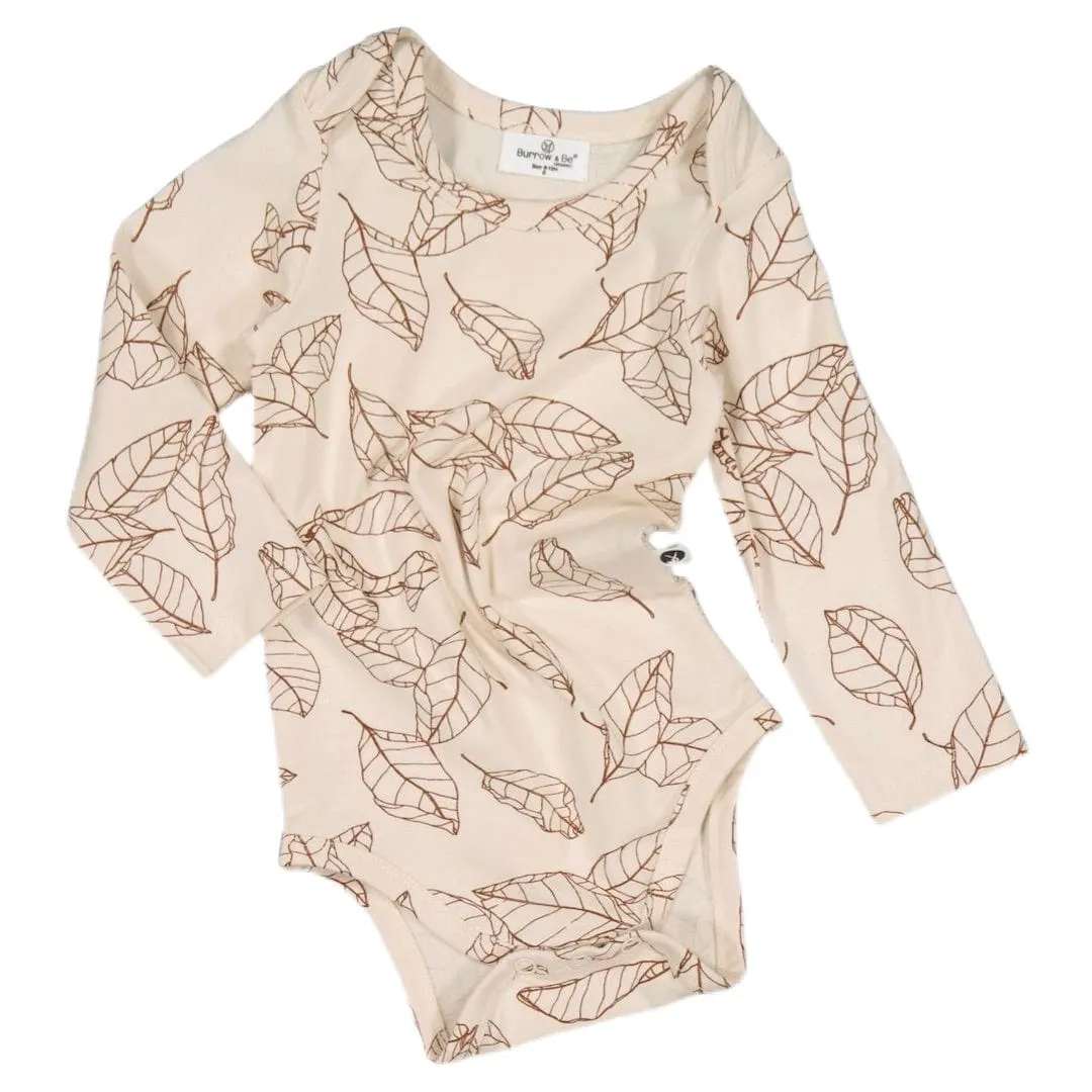 Long Sleeve Bodysuit - Leaves