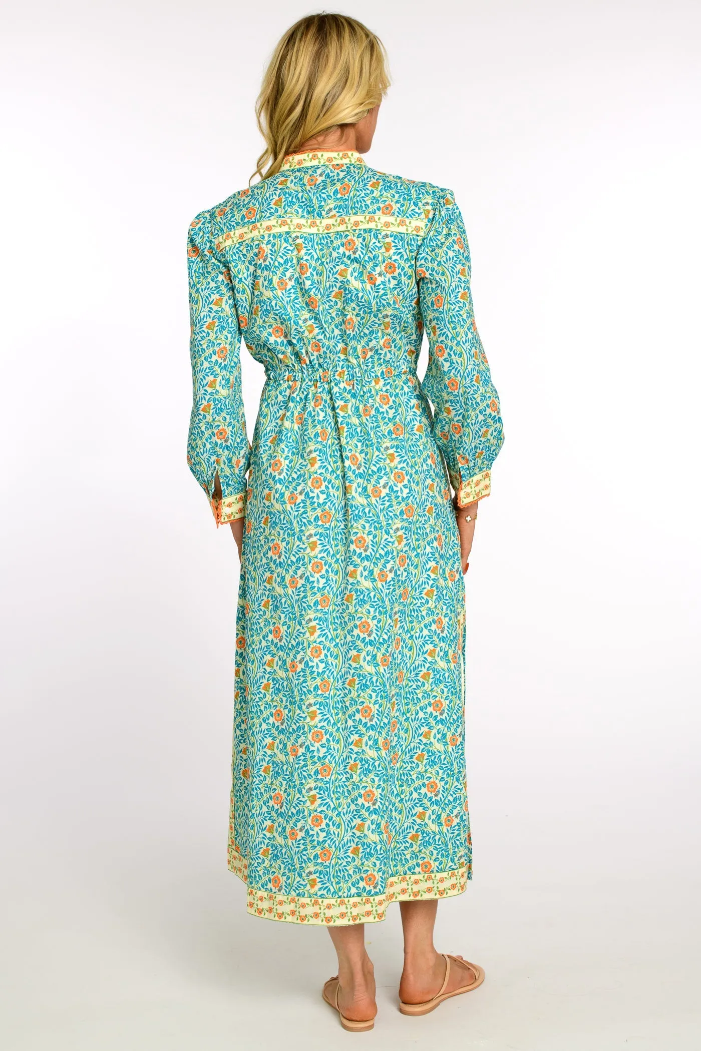 Lucia Dress in Garden Trellis by Elizabeth James