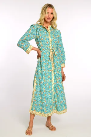 Lucia Dress in Garden Trellis by Elizabeth James