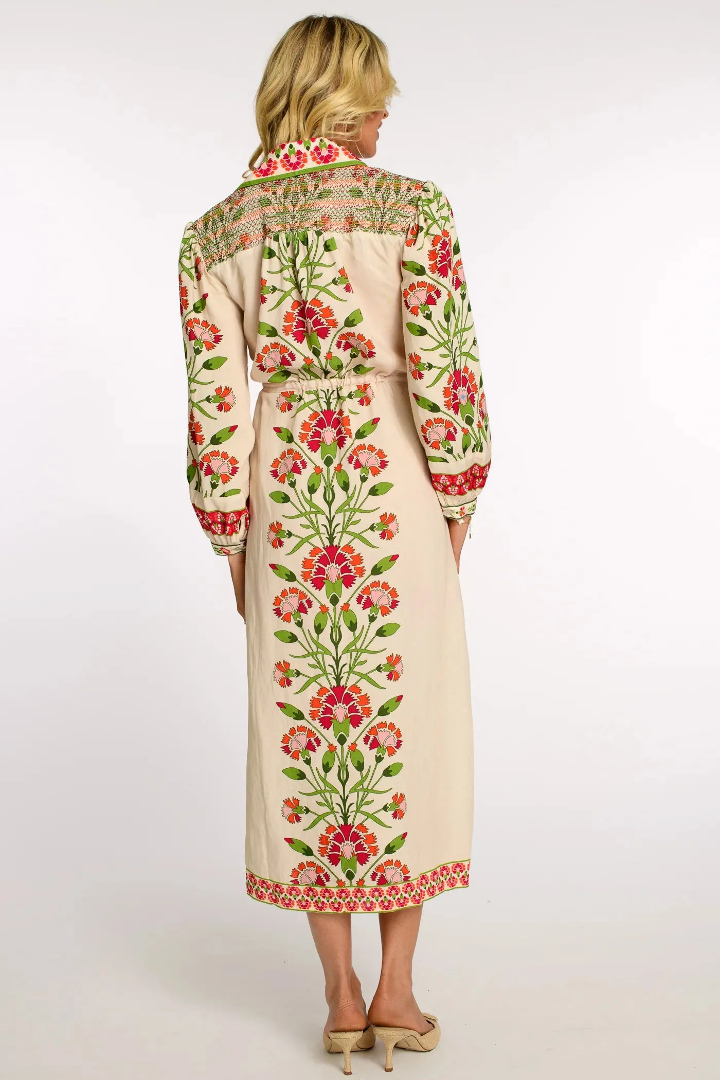 Lucia Dress - Indian Flower Ivory
