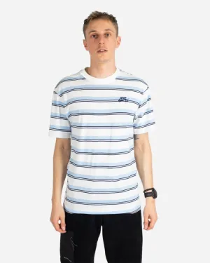 M NK SB Tee Stripe - Blue/White
