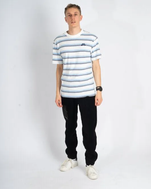 M NK SB Tee Stripe - Blue/White