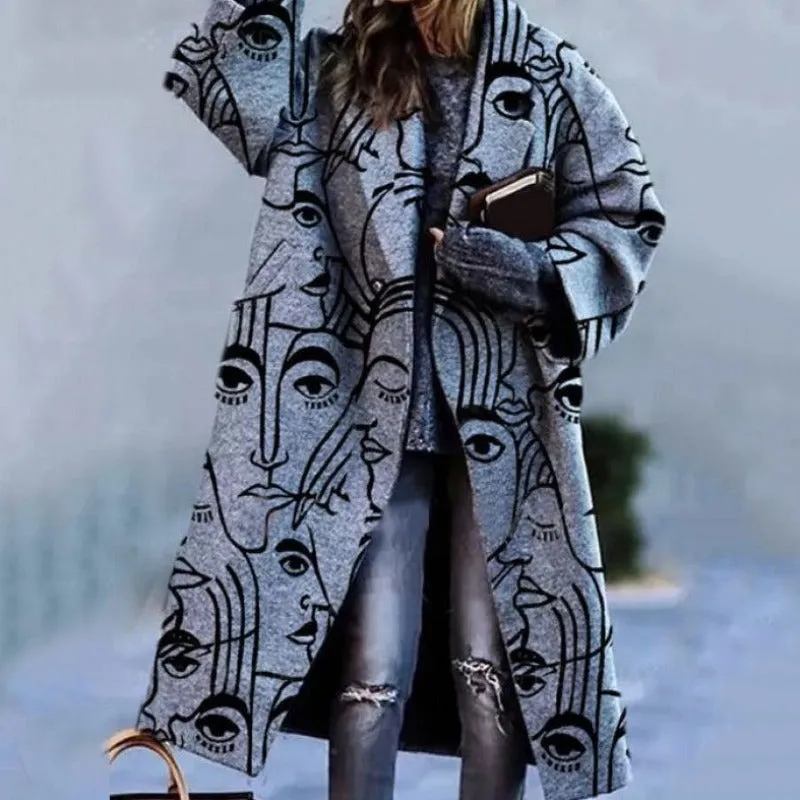 Maevery | Women Elegant Winter Soft Long Coat | Warm