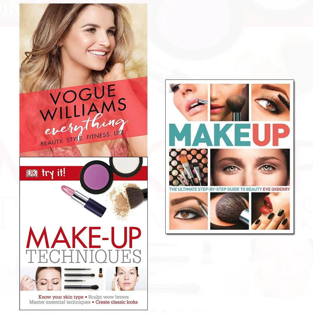 Make-up,techniques and everything beauty style fitness life [hardcover] 3 books collection set