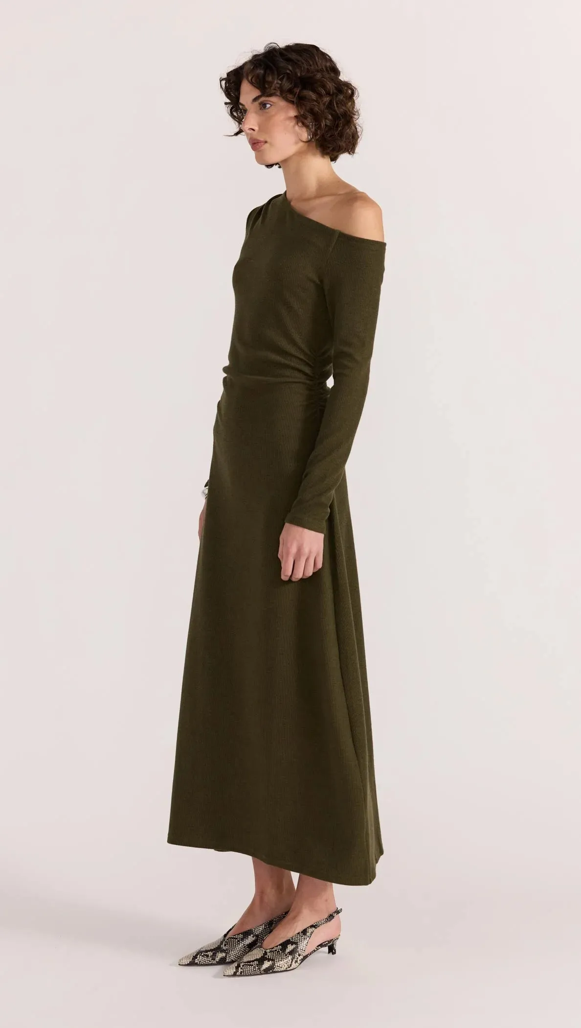 Mason Midi Dress Khaki