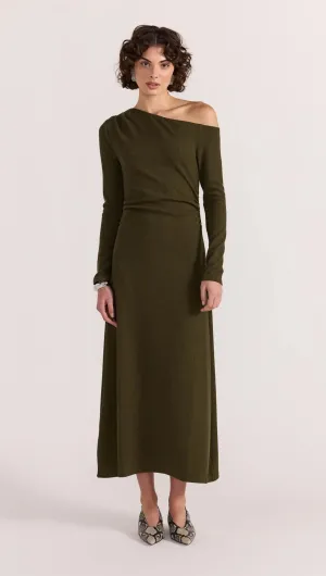 Mason Midi Dress Khaki