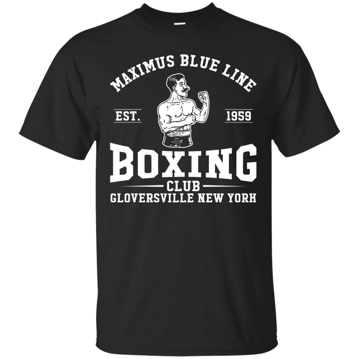 Maximus Blue Line Boxing Club T-Shirt
