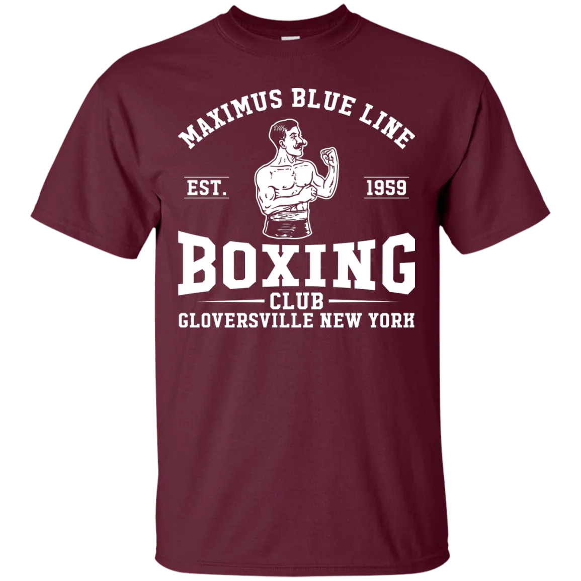 Maximus Blue Line Boxing Club T-Shirt