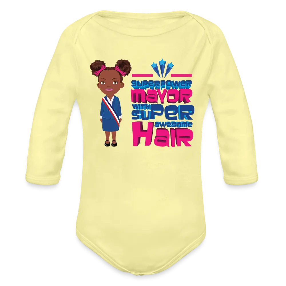 Mayor Organic Long Sleeve Baby Bodysuit