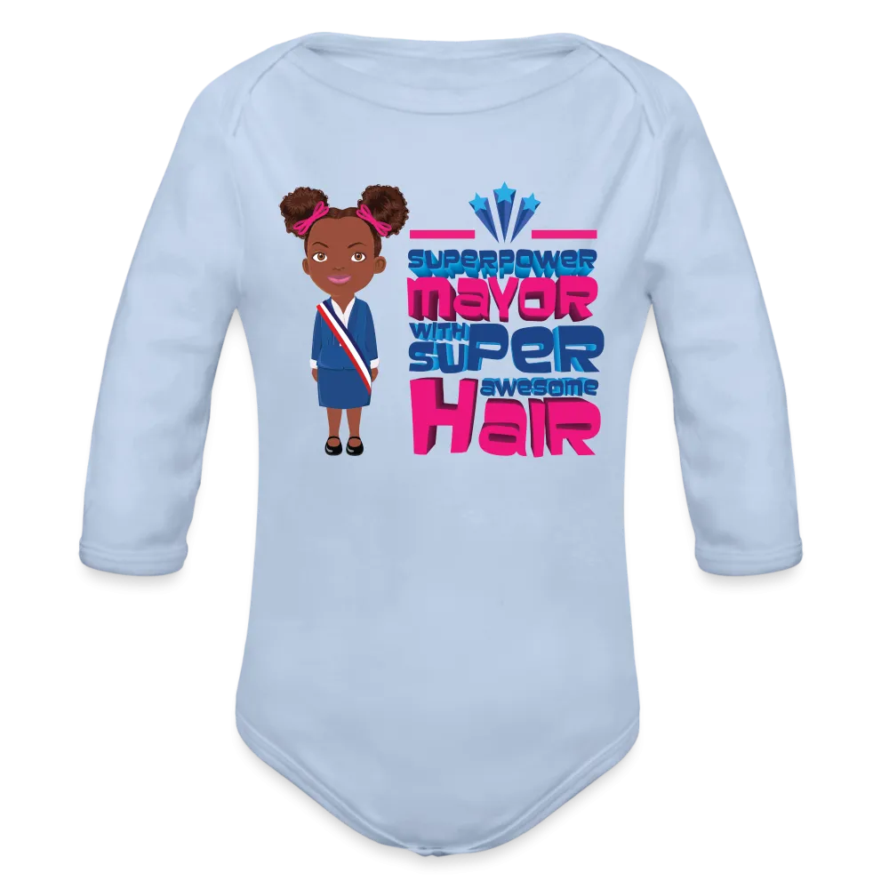 Mayor Organic Long Sleeve Baby Bodysuit