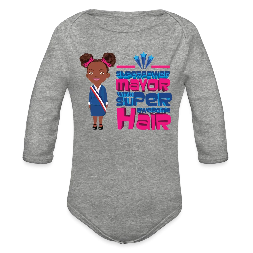 Mayor Organic Long Sleeve Baby Bodysuit