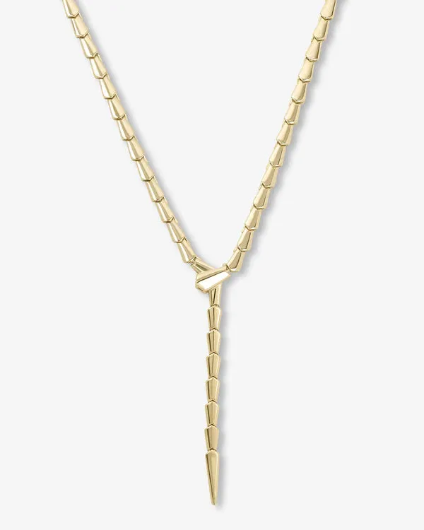 Melinda Maria Mama Serpent Lariat Necklace