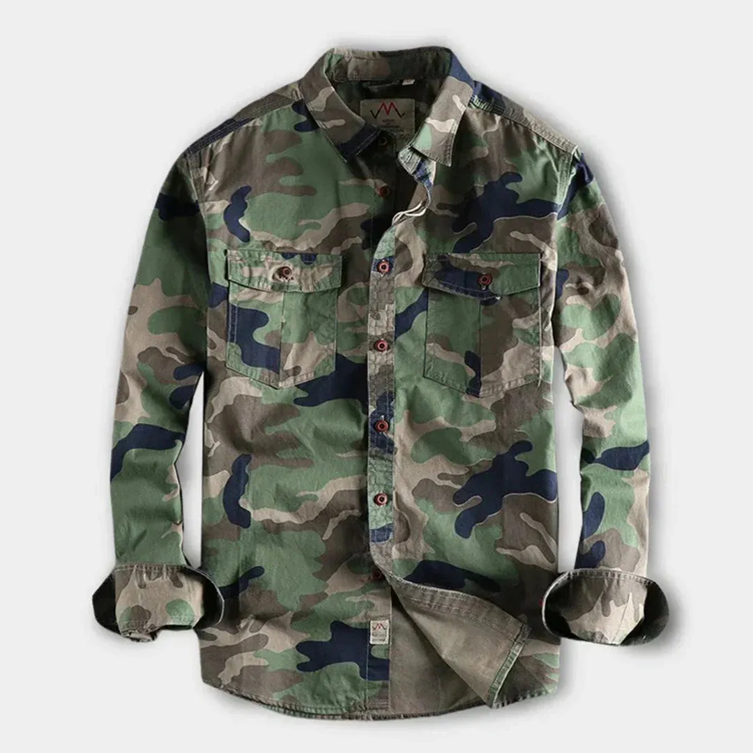 Men's Abel Military Camouflage Summer Shirt