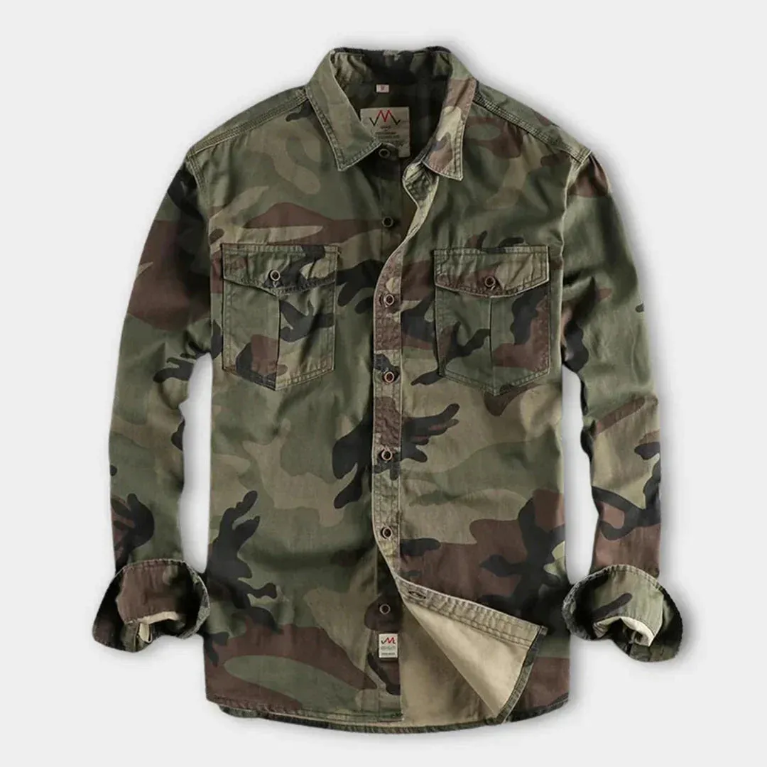 Men's Abel Military Camouflage Summer Shirt