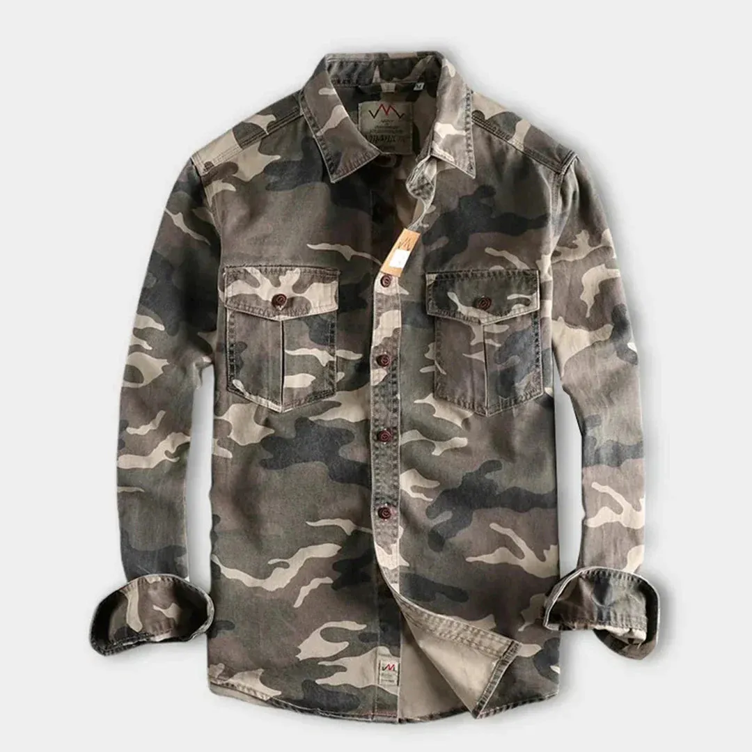 Men's Abel Military Camouflage Summer Shirt