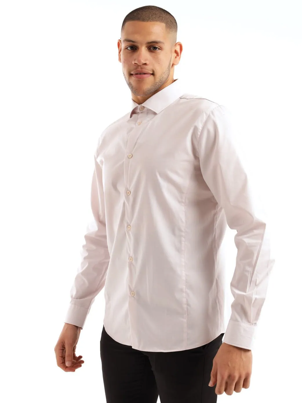 Men's Easy Care Shirt - Ice Pink