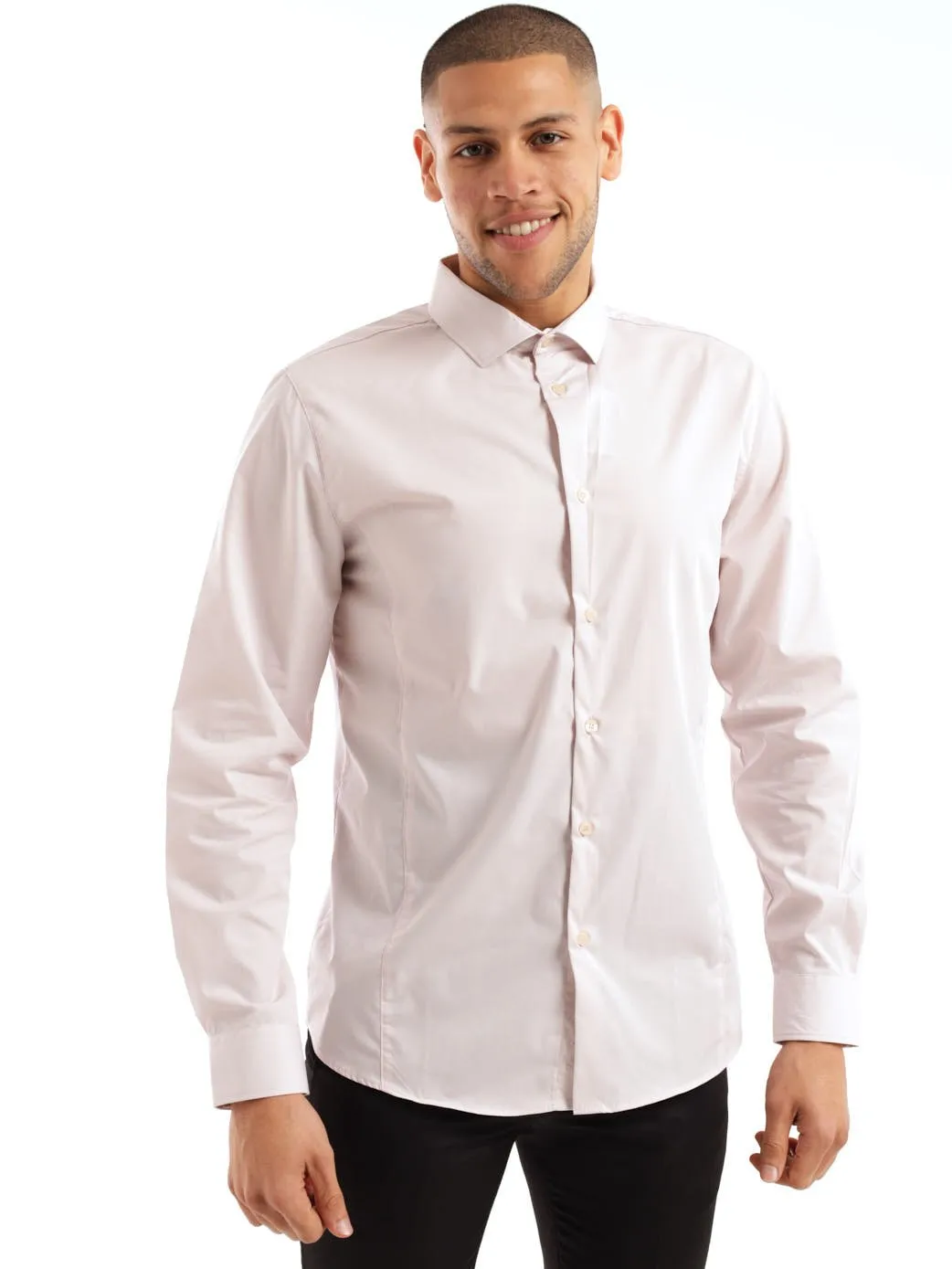 Men's Easy Care Shirt - Ice Pink