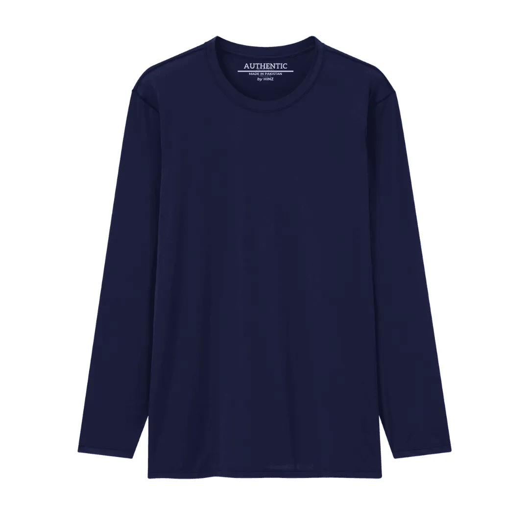 Men's Essential Round Neck Full Sleeves Assorted (Pack of 3)