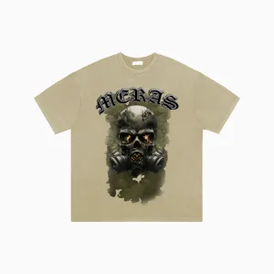 Men's Skull Mask Crew Neck T-Shirt