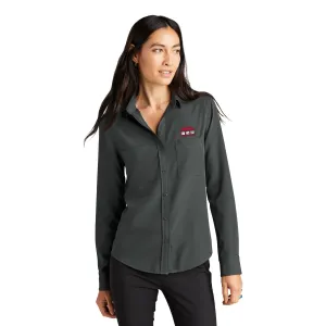 Mercer Mettle - Ladies Stretch Crepe Long Sleeve Camp Blouse. MM2013.