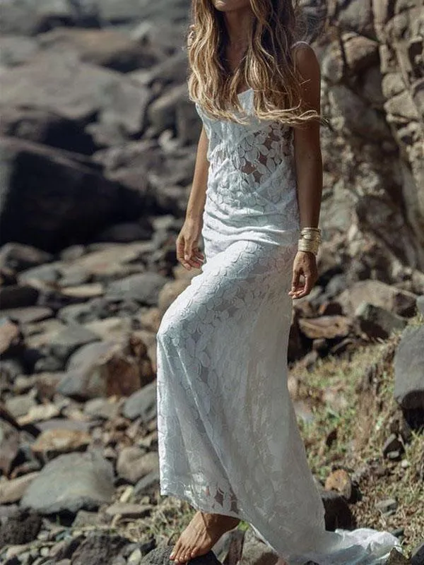 Mermaid Sweetheart Chiffon Long Wedding Dress with Appliques, TYP0897