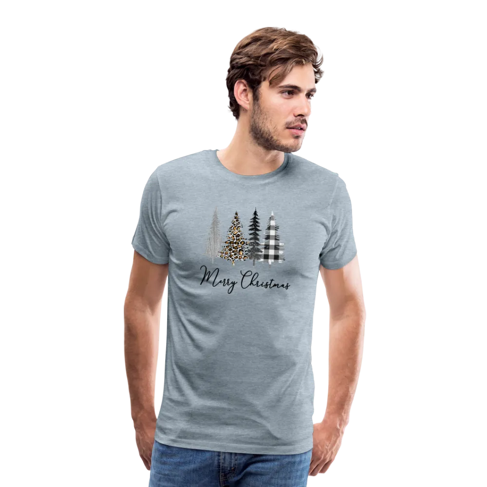 Merry Christmas Trees Men's Premium T-Shirt (CK5001)
