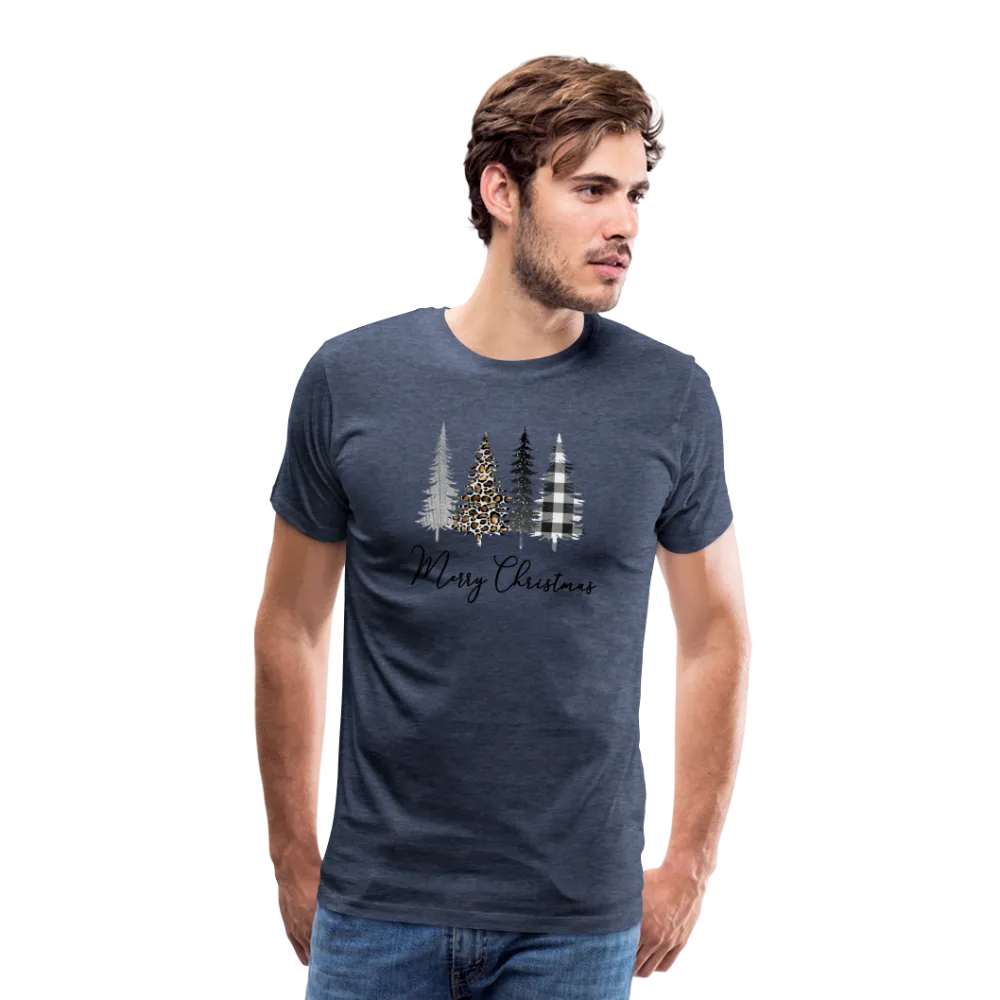 Merry Christmas Trees Men's Premium T-Shirt (CK5001)