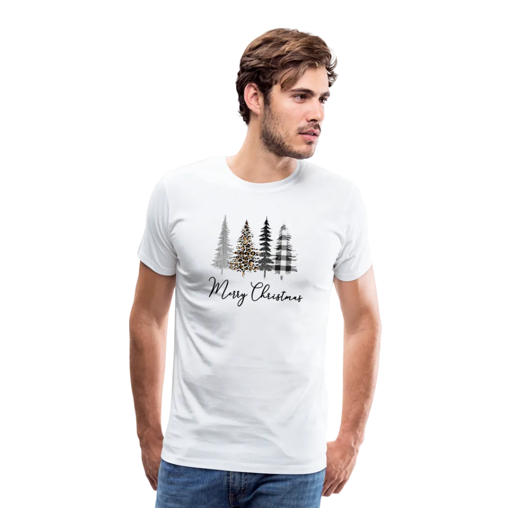 Merry Christmas Trees Men's Premium T-Shirt (CK5001)