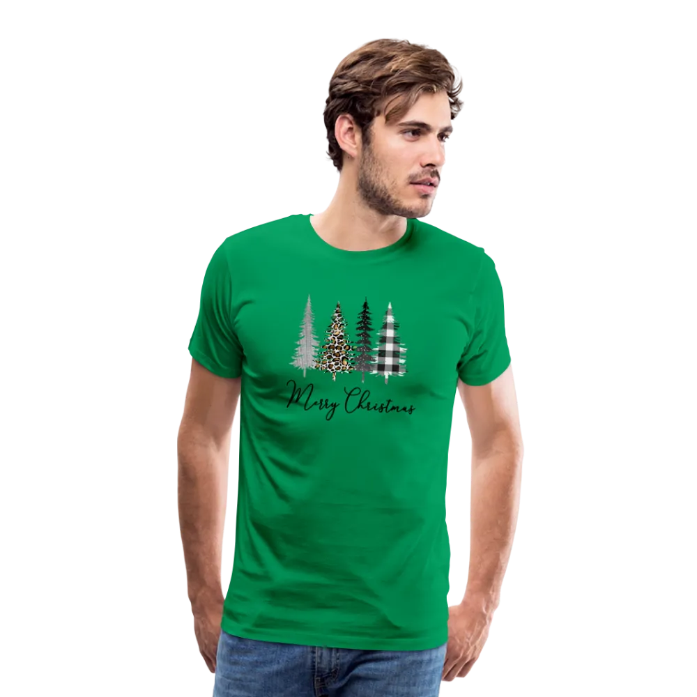 Merry Christmas Trees Men's Premium T-Shirt (CK5001)