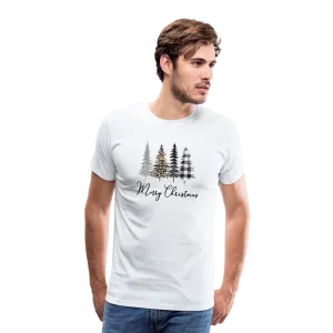 Merry Christmas Trees Men's Premium T-Shirt (CK5001)