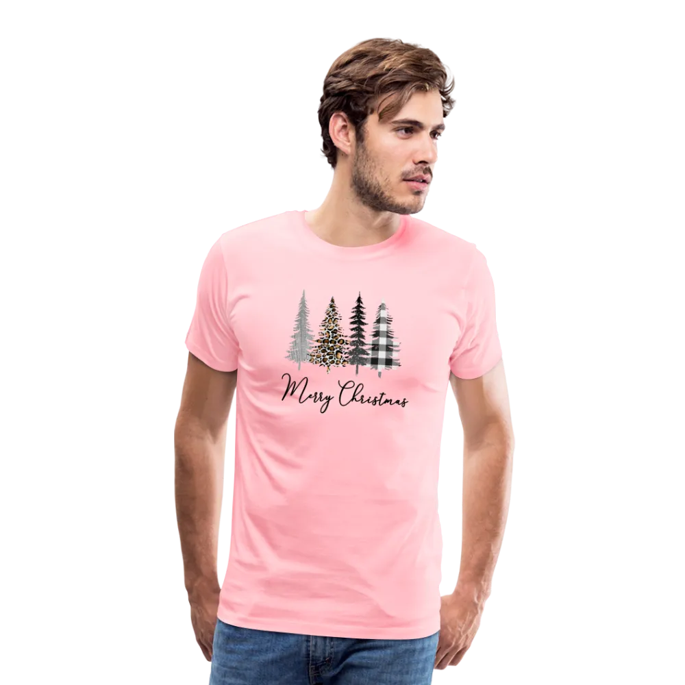 Merry Christmas Trees Men's Premium T-Shirt (CK5001)