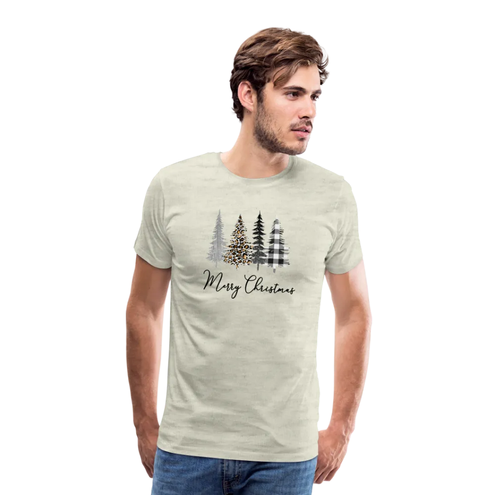 Merry Christmas Trees Men's Premium T-Shirt (CK5001)