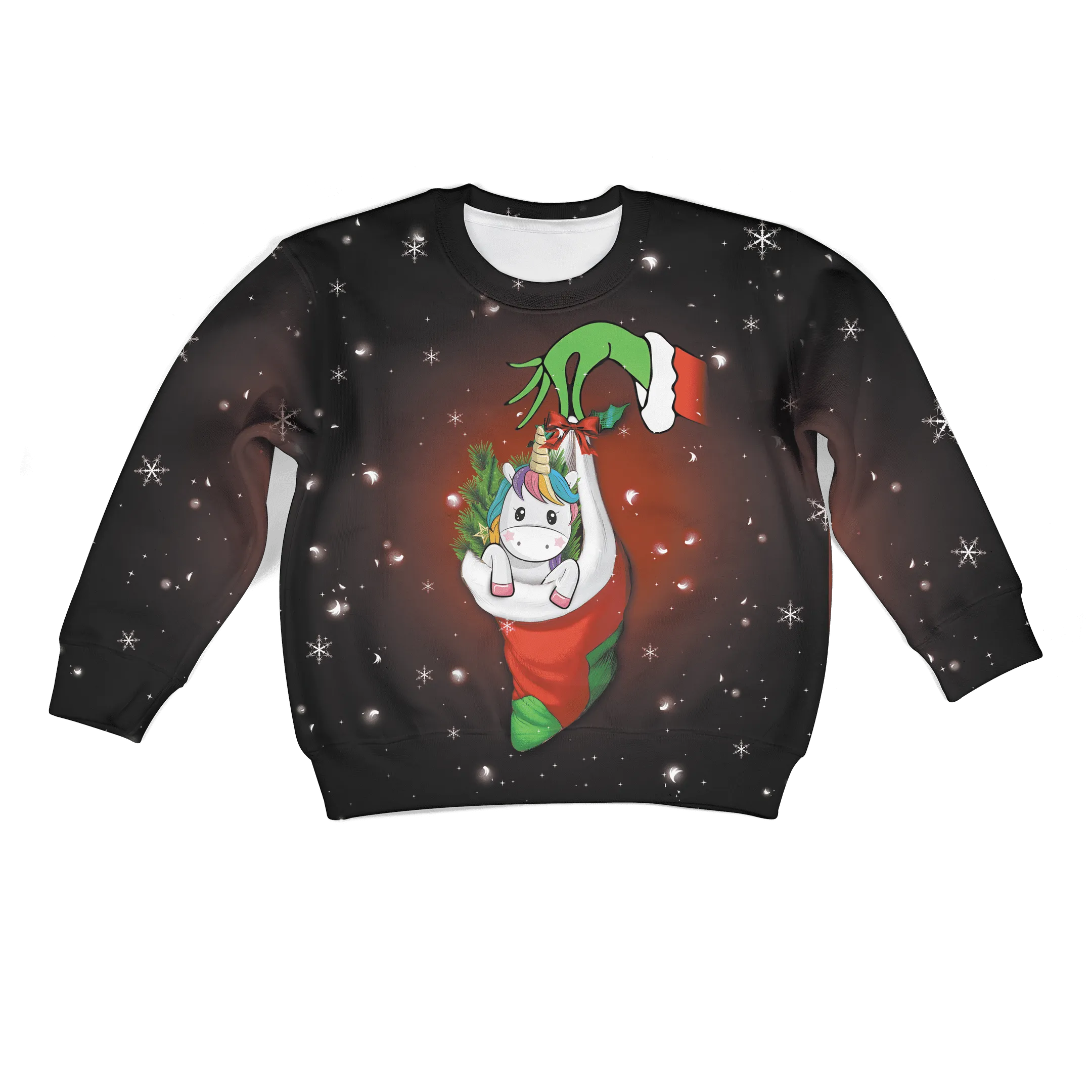 Merry Christmas Unicorn Kid Custom Cosplay Hoodies Apparel
