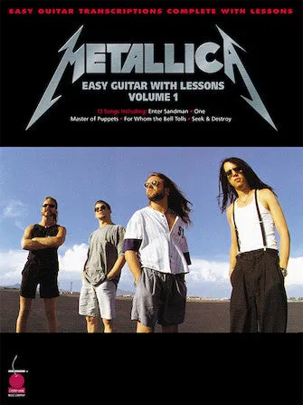 Metallica for Easy Guitar with Lessons, Vol. 1 (Easy Recorded Versions)