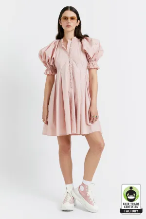 Mini Melody Organic Cotton Dress Dusty Pink