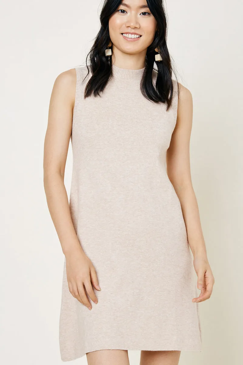 Mock Neck Sweater Dress