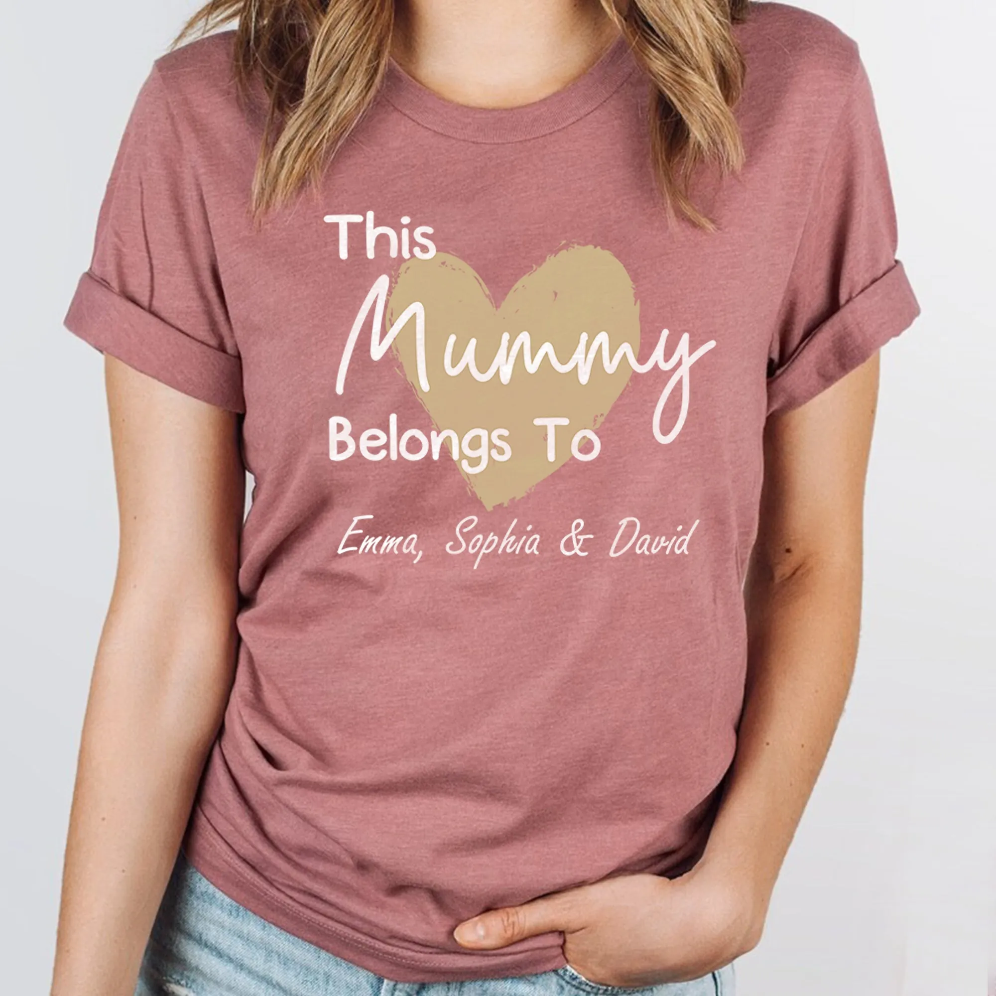 Mummy T-shirt, This Mummy Belongs, Custom Mum Jumper, Personalised Jumper, New Mum Gift, Mama Birthday Gift, Mom To Be, New Mummy Sweater