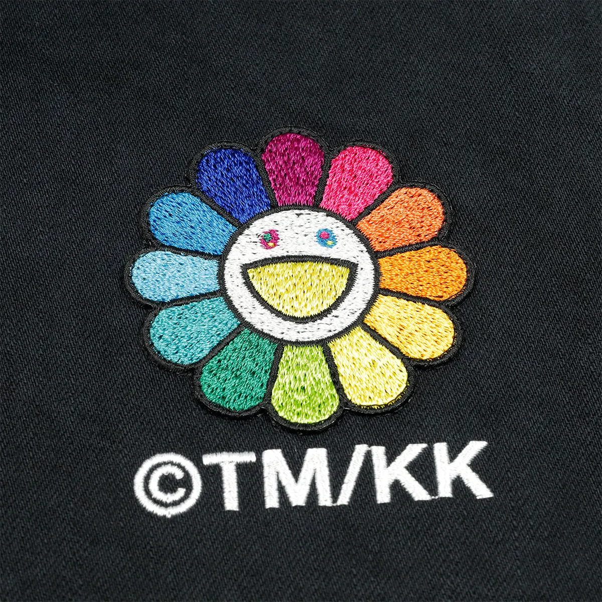 Murakami Flowers Embroidery Patch Cotton Shirts