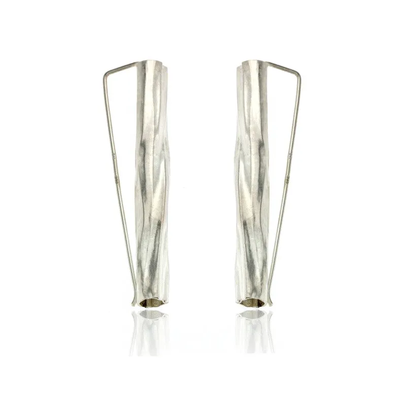 Mysterium Collection Sterling Tube Earrings