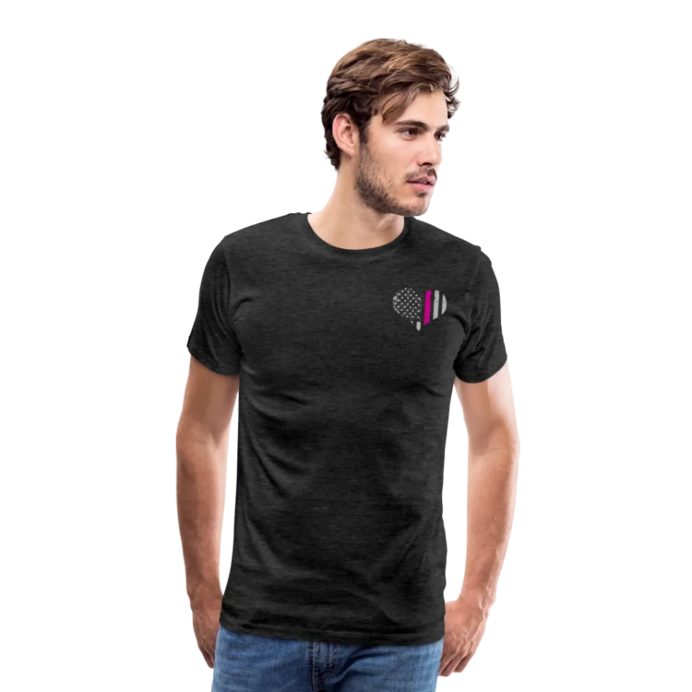 Nurse Flag - Heart Flag Front Men's Premium T-Shirt (CK1818) Updated