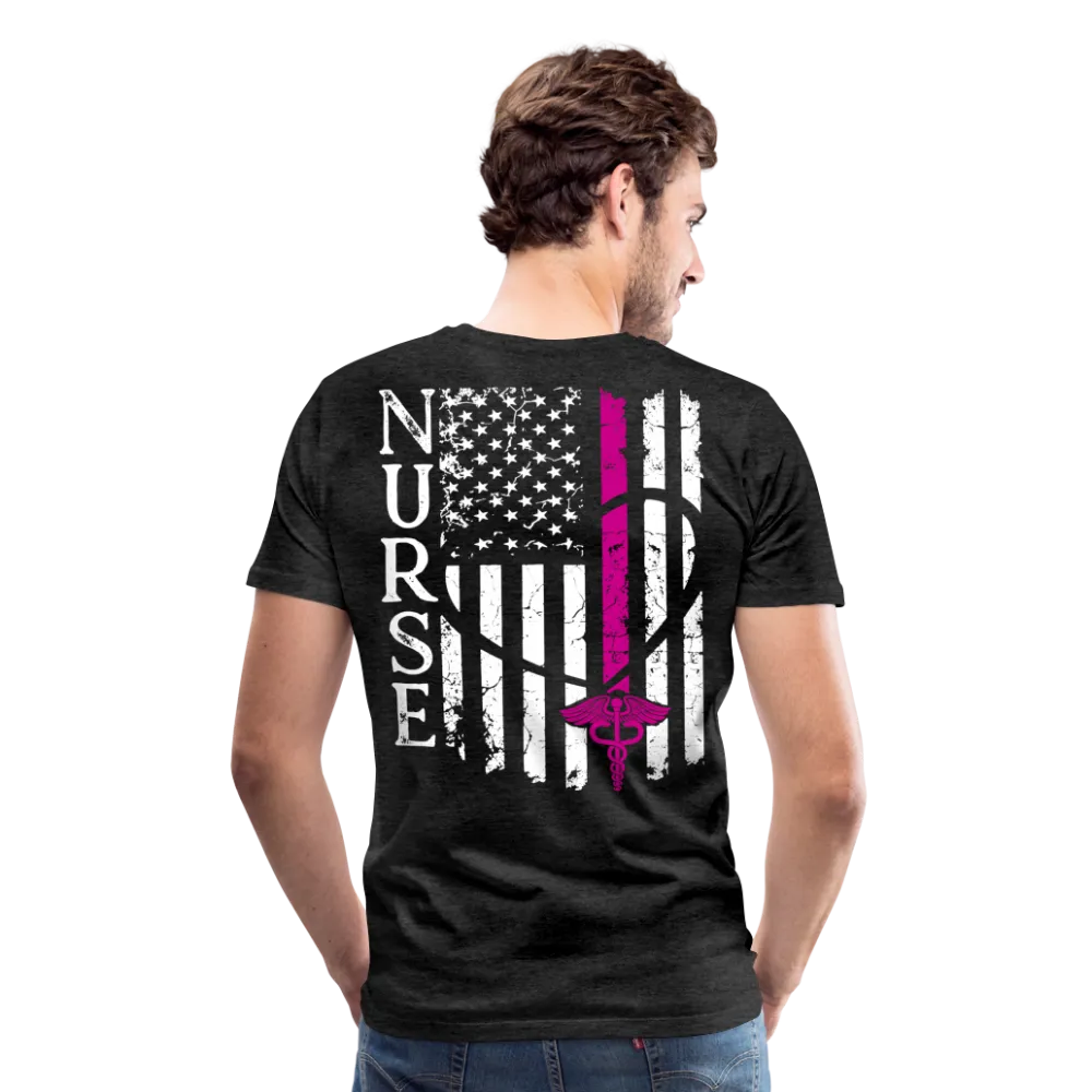 Nurse Flag Men's Premium T-Shirt (CK3903) 
