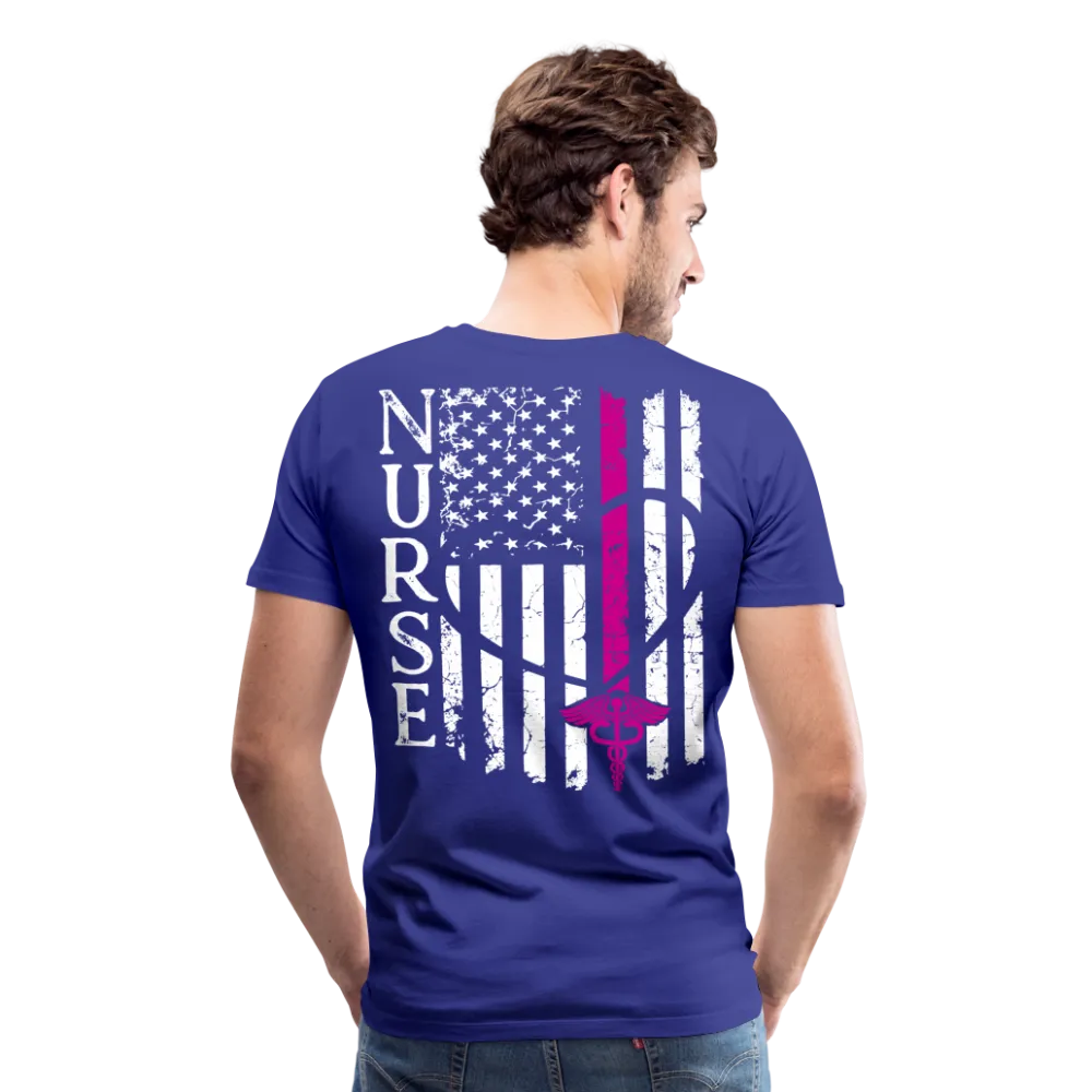 Nurse Flag Men's Premium T-Shirt (CK3903) 