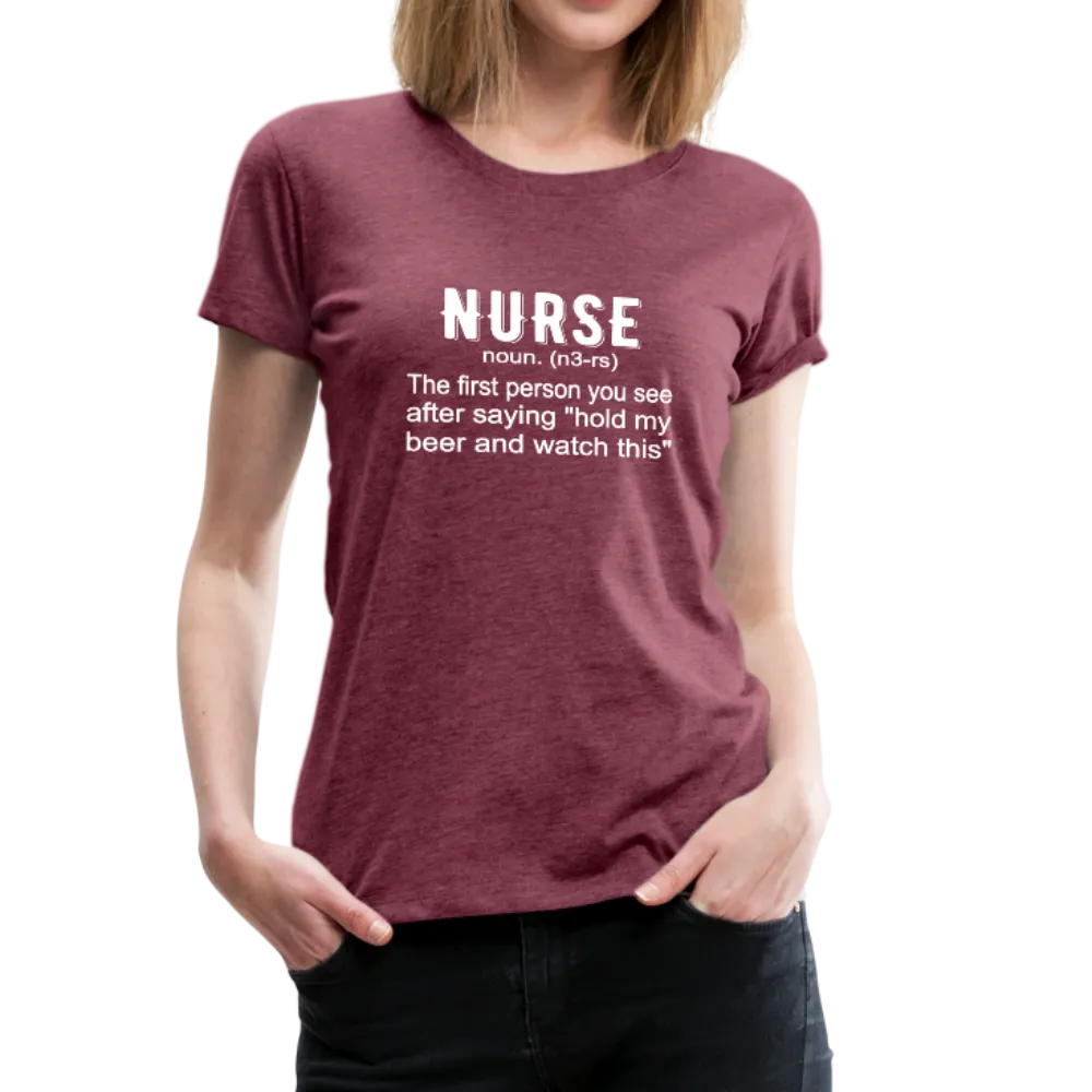 Nurse Women’s Premium T-Shirt (CK1398)