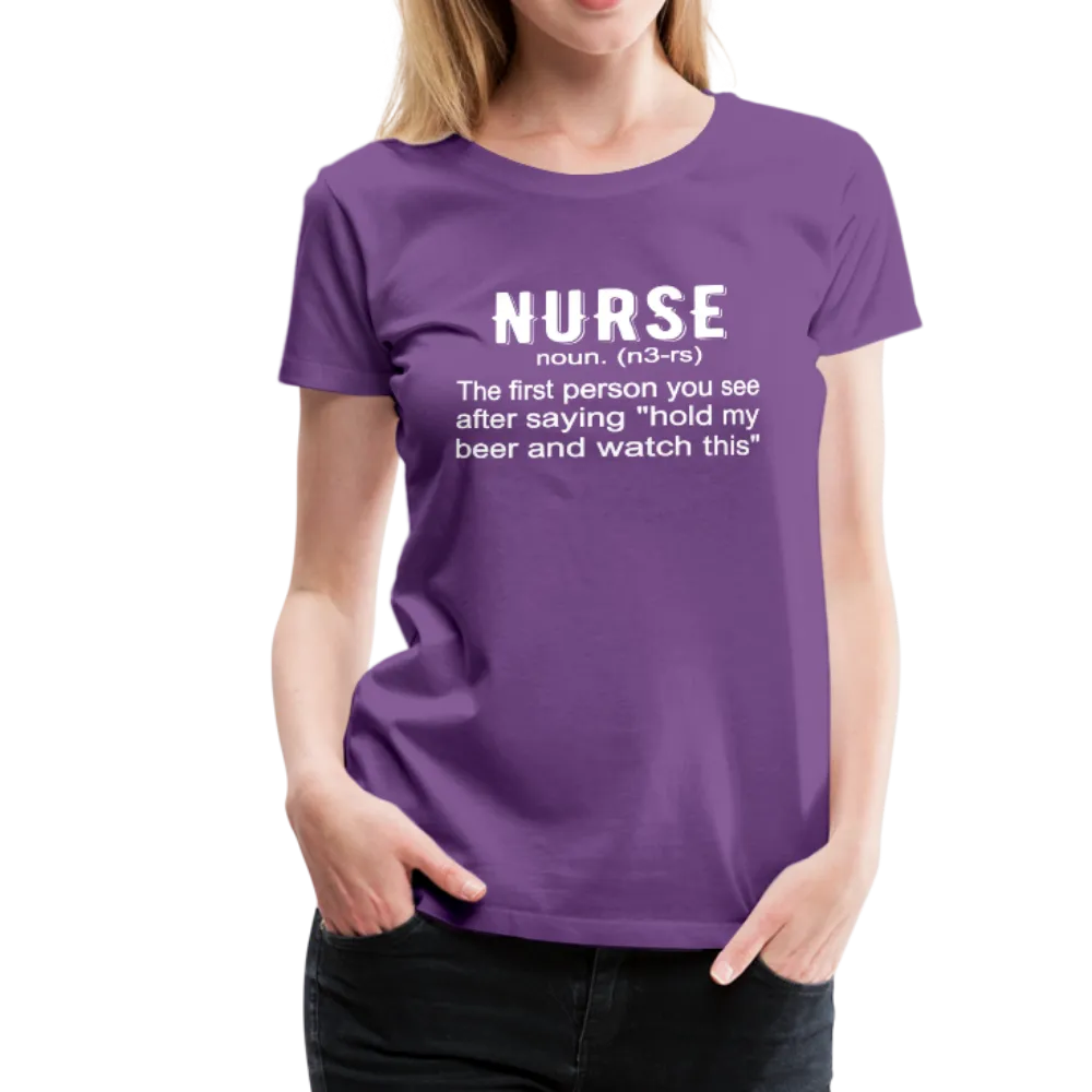 Nurse Women’s Premium T-Shirt (CK1398)