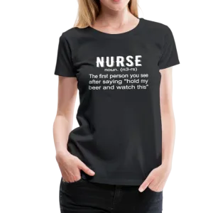 Nurse Women’s Premium T-Shirt (CK1398)