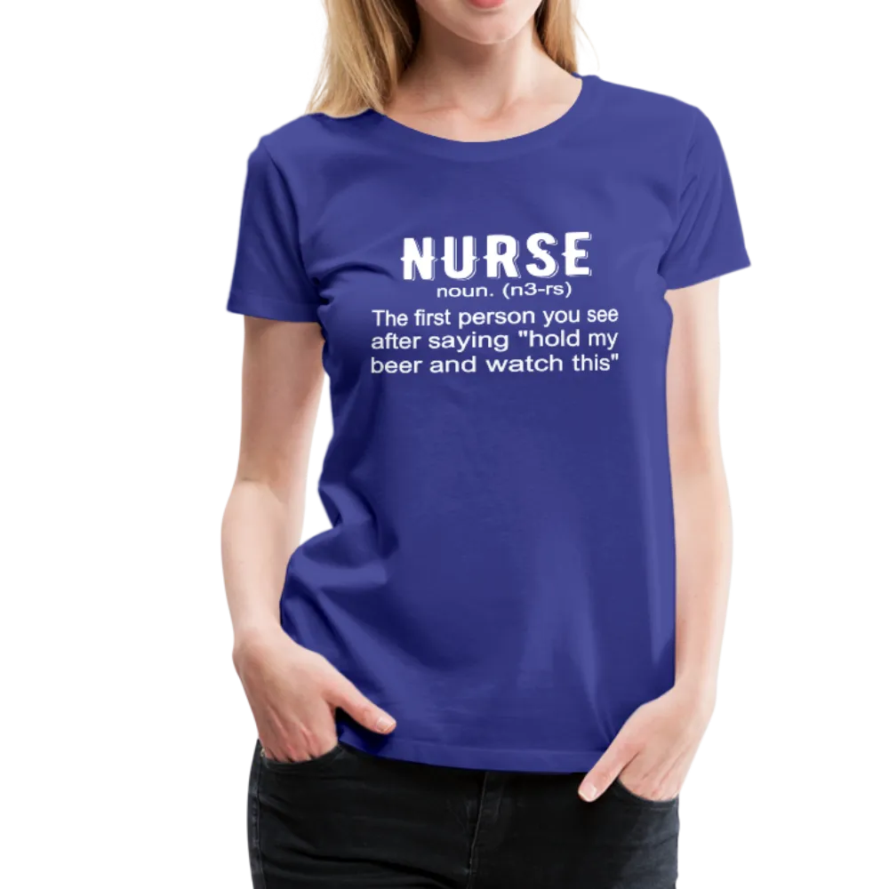 Nurse Women’s Premium T-Shirt (CK1398)