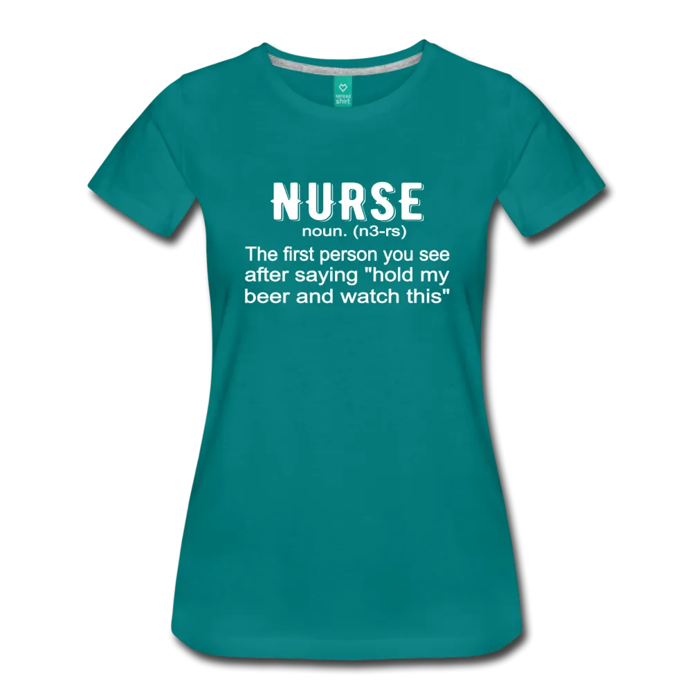 Nurse Women’s Premium T-Shirt (CK1398)