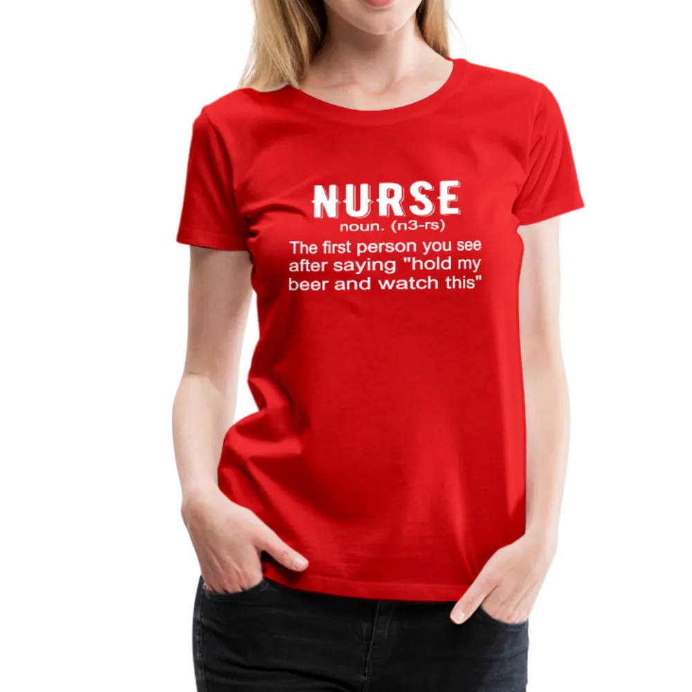 Nurse Women’s Premium T-Shirt (CK1398)
